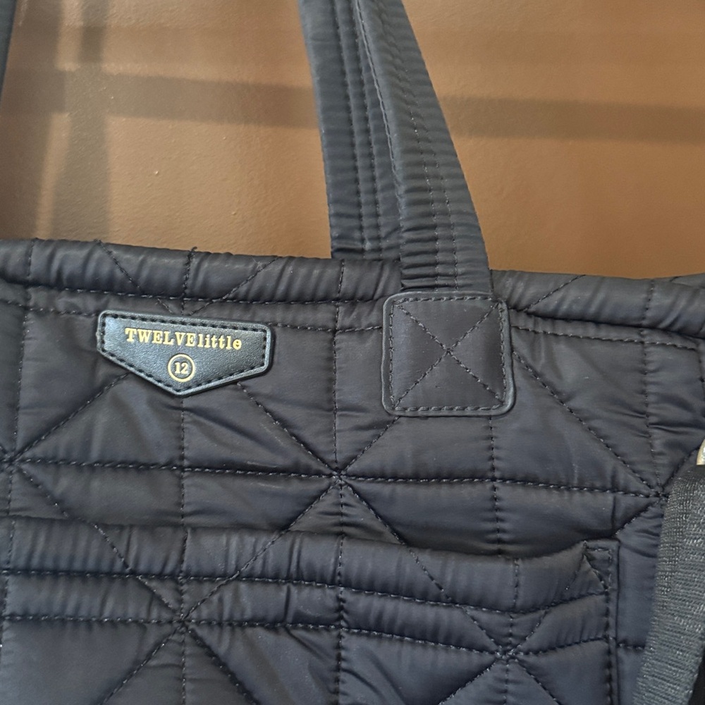 EUC TWELVElittle Black Quilted Bag - Picture 2 of 11